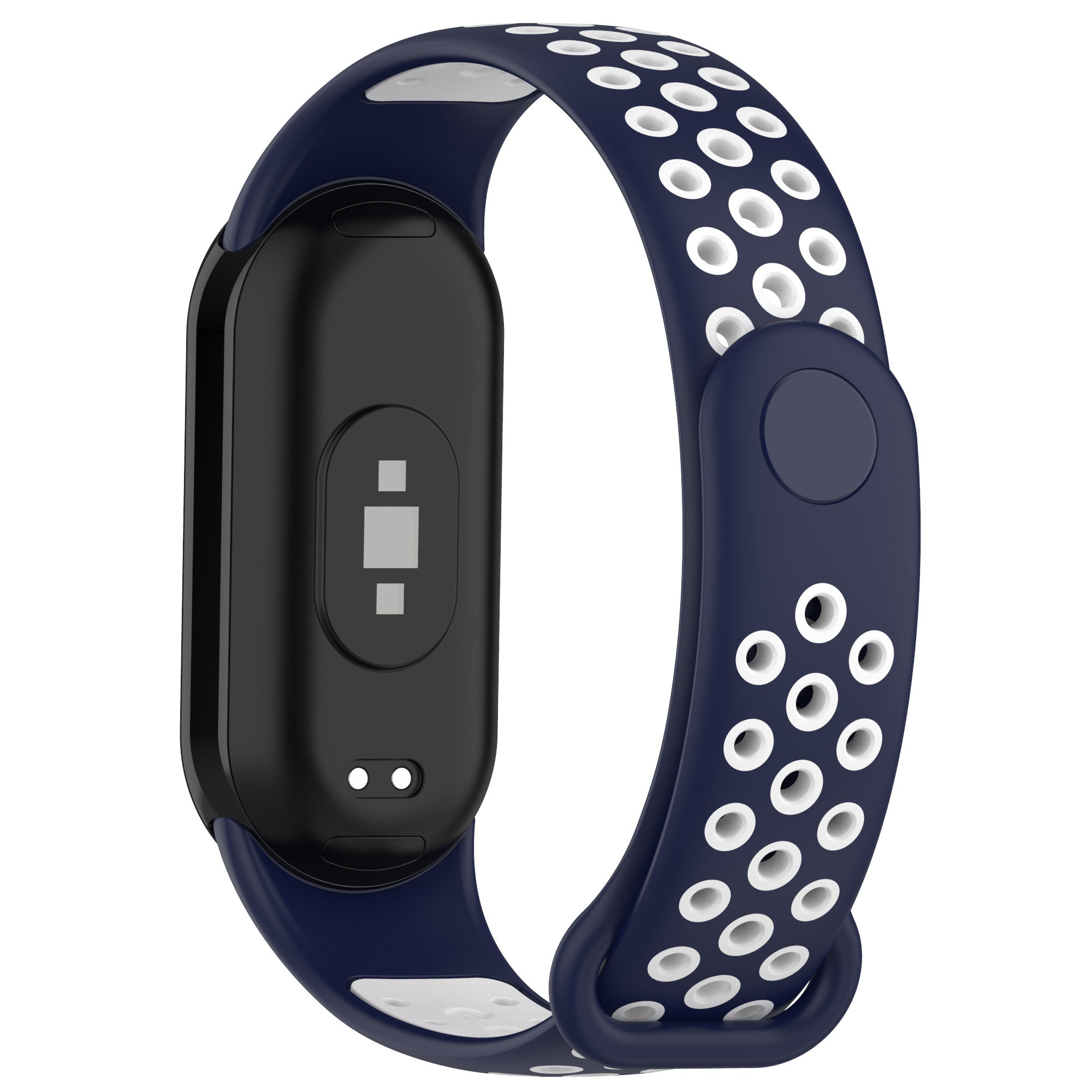 For Xiaomi Smart Band 8 Silicone Watch Bands Dual-color Sport Strap with Silicone Connector For Xiaomi Smart Band 8 Silicone Watch Bands Dual-color Sport Strap with Silicone Connector